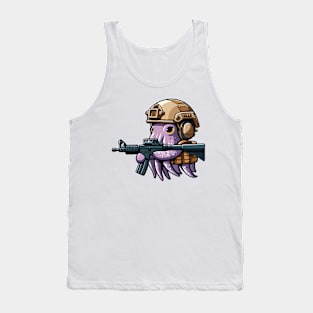 Tactical Octopus Adventure Tee: Where Intelligence Meets Style Tank Top